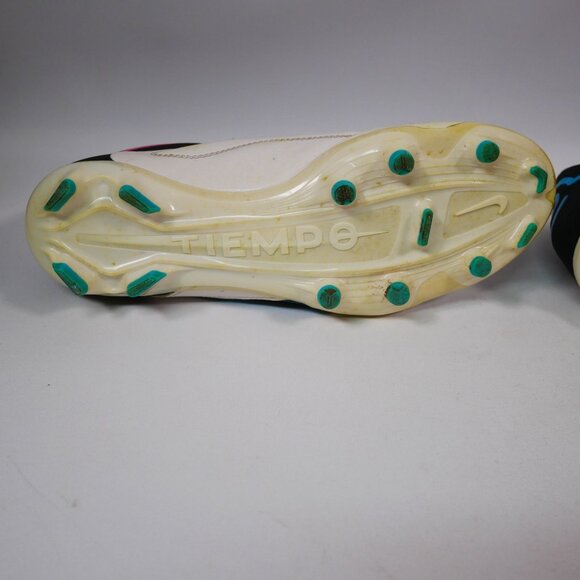 Nike Legend 9 Club FG/MG Soccer Cleats Men Size 6/Women Size 7.5 White/Blk/Blue - Picture 6 of 10